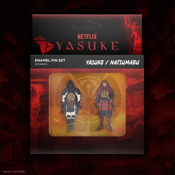 Netflix YASUKE Enamel Pin Set - Picture 8 of 9